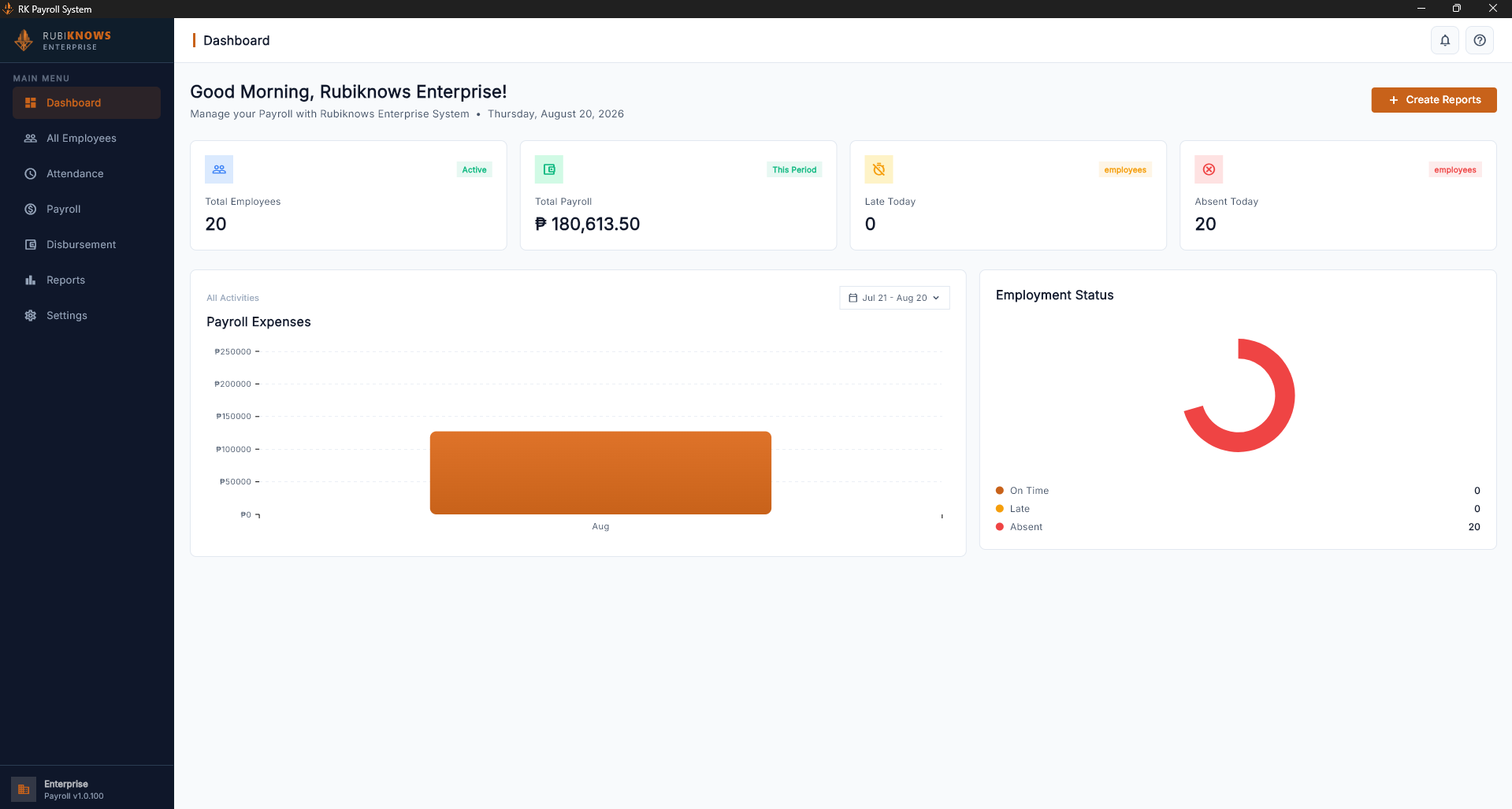 RK Payroll System