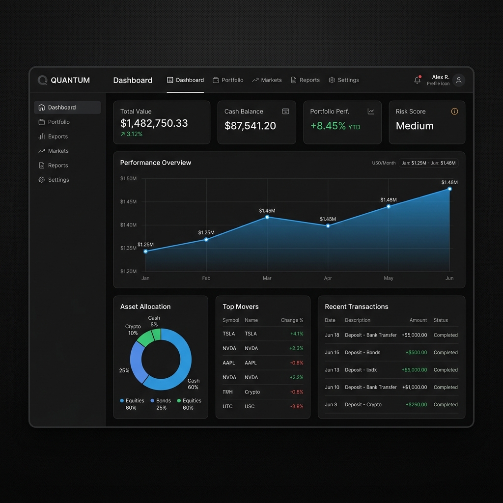 Quantum Financial Tracker