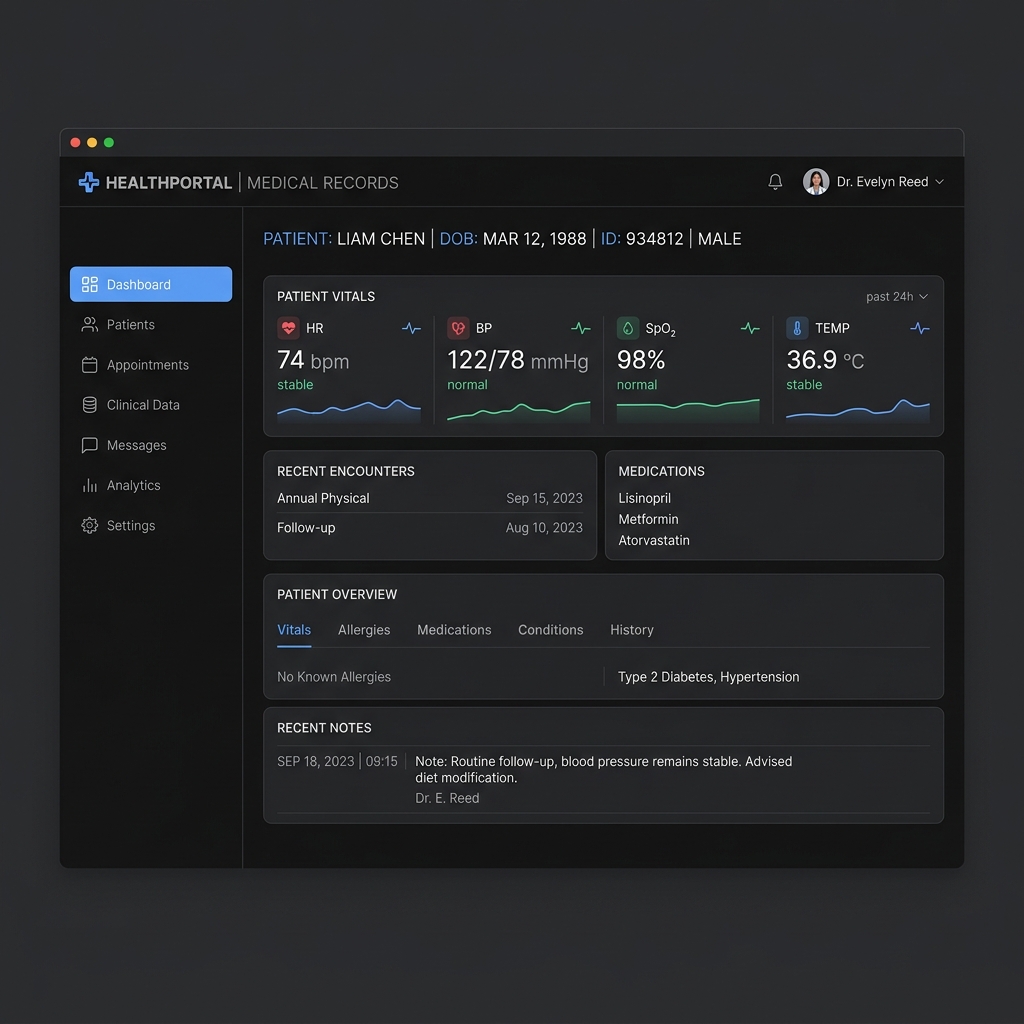 HealthPortal Medical Records